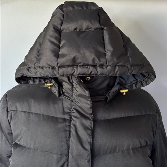 Lands' End Women's Long Black Puffer Coat size 2X - Picture 4 of 12